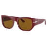 Persol - PO3308S - Bordeaux / Brown - Sunglasses - Persol Eyewear