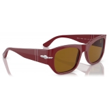 Persol - PO3308S - Bordeaux / Brown - Sunglasses - Persol Eyewear