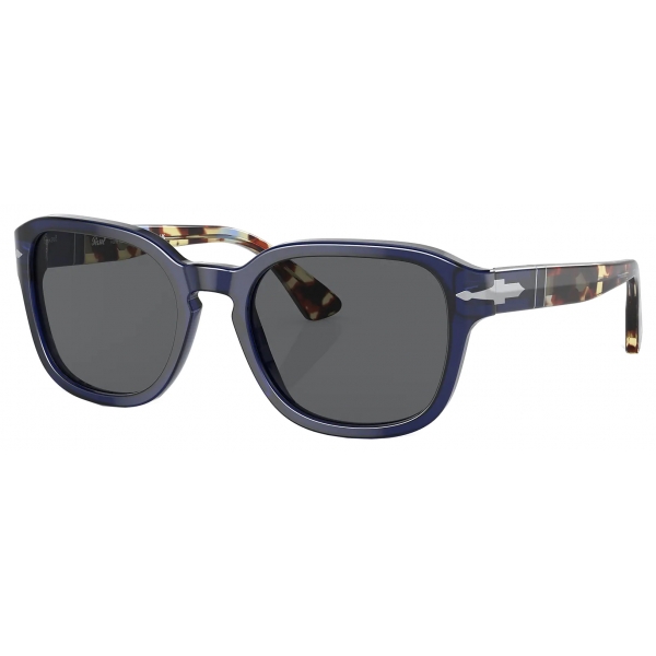 Persol - PO3305S - Opal Blue / Dark Grey - Sunglasses - Persol Eyewear