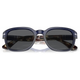 Persol - PO3305S - Opal Blue / Dark Grey - Sunglasses - Persol Eyewear