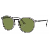 Persol - PO3309S - Grigio Trasparente / Verde - Occhiali da Sole - Persol Eyewear