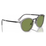 Persol - PO3309S - Grigio Trasparente / Verde - Occhiali da Sole - Persol Eyewear