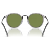 Persol - PO3309S - Transparent Grey / Green - Sunglasses - Persol Eyewear