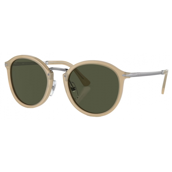 Persol - PO3309S - Beige Opal / Green - Sunglasses - Persol Eyewear