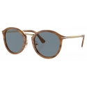 Persol - PO3309S - Striato Marrone / Azzurro - Occhiali da Sole - Persol Eyewear