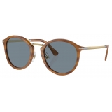 Persol - PO3309S - Striato Marrone / Azzurro - Occhiali da Sole - Persol Eyewear