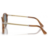 Persol - PO3309S - Striato Marrone / Azzurro - Occhiali da Sole - Persol Eyewear