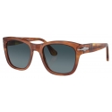 Persol - PO3313S - Terra di Siena / Azzurro Sfumato Scuro Polarizzata - Occhiali da Sole - Persol Eyewear