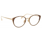 Linda Farrow - Occhiali da Vista Alba Cat Eye in Oro Chiaro - LFL1339C2OPT - Linda Farrow Eyewear