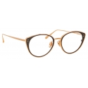 Linda Farrow - Alba Cat Eye Optical Glasses in Rose Gold - LFL1339C3OPT - Linda Farrow Eyewear