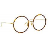 Linda Farrow - Alesia A Round Optical Glasses in Tortoiseshell - LF57AC2OPT - Linda Farrow Eyewear