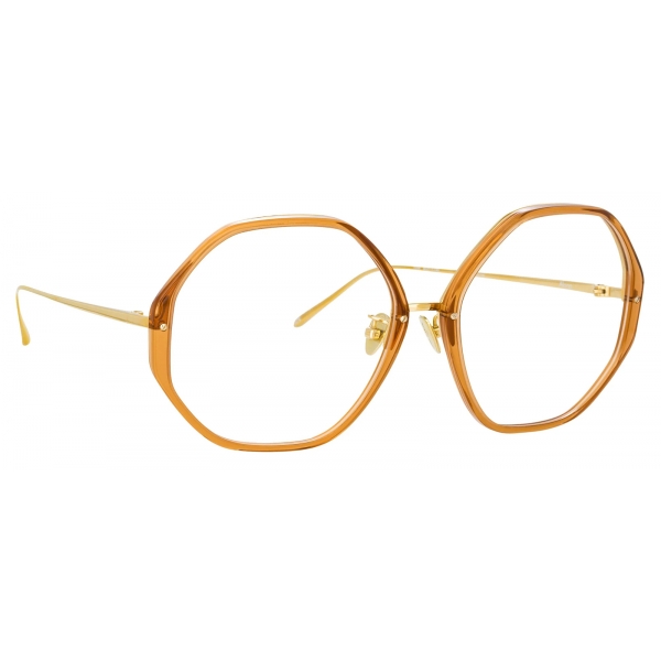 Linda Farrow - Occhiali da Vista Alona Oversized in Tabacco - LFL901C19OPT - Linda Farrow Eyewear