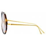 Linda Farrow - Alona Oversized Optical Glasses in Tortoiseshell - LFL901C11OPT - Linda Farrow Eyewear