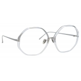 Linda Farrow - Alona Oversized Optical Glasses in Clear - LFL901C13OPT - Linda Farrow Eyewear