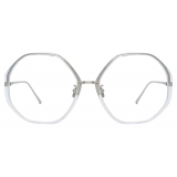 Linda Farrow - Alona Oversized Optical Glasses in Clear - LFL901C13OPT - Linda Farrow Eyewear