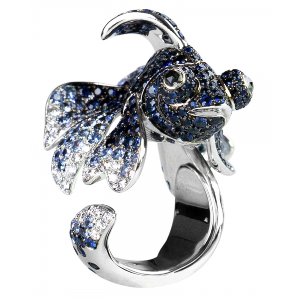 La Prima Luxury - The Sapphire Blue Fish - Jewelry - Luxury Exclusive Collection