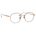 Linda Farrow - Occhiali da Vista Anton Oval in Oro Rosa Oro Bianco - LFL1230C2OPT - Linda Farrow Eyewear