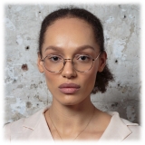 Linda Farrow - Anton Oval Optical Glasses in Rose Gold White Gold - LFL1230C2OPT - Linda Farrow Eyewear