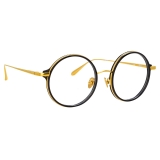 Linda Farrow - Occhiali da Vista Bara Round in Nero - LFL1243C5OPT - Linda Farrow Eyewear