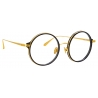 Linda Farrow - Bara Round Optical Glasses in Black - LFL1243C5OPT - Linda Farrow Eyewear
