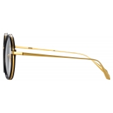 Linda Farrow - Occhiali da Vista Bara Round in Nero - LFL1243C5OPT - Linda Farrow Eyewear