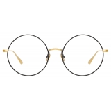 Linda Farrow - Bea Round Optical Glasses in Yellow Gold - LFL1333C1OPT - Linda Farrow Eyewear