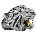 La Prima Luxury - Tigre Ruggente di Diamanti - Gioielleria - Luxury Exclusive Collection