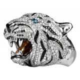 La Prima Luxury - Tigre Ruggente di Diamanti - Gioielleria - Luxury Exclusive Collection