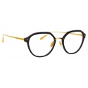 Linda Farrow - Cacao Angular Optical Glasses in Black - LFL1273C1OPT - Linda Farrow Eyewear