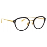 Linda Farrow - Cacao Angular Optical Glasses in Black - LFL1273C1OPT - Linda Farrow Eyewear