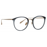 Linda Farrow - Calthorpe Oval Optical Glasses in Navy - LFL251C90OPT - Linda Farrow Eyewear