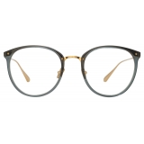 Linda Farrow - Calthorpe Oval Optical Glasses in Navy - LFL251C90OPT - Linda Farrow Eyewear