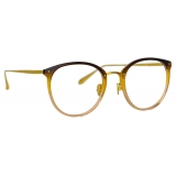 Linda Farrow - Calthorpe Oval Optical Glasses in Gradient Brown - LFL251C84OPT - Linda Farrow Eyewear