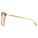 Linda Farrow - Calthorpe Oval Optical Glasses in Gradient Brown - LFL251C84OPT - Linda Farrow Eyewear