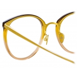 Linda Farrow - Calthorpe Oval Optical Glasses in Gradient Brown - LFL251C84OPT - Linda Farrow Eyewear