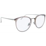 Linda Farrow - Calthorpe Oval Optical Glasses in Milky Grey - LFL251C57OPT - Linda Farrow Eyewear