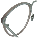 Linda Farrow - Calthorpe Oval Optical Glasses in Milky Grey - LFL251C57OPT - Linda Farrow Eyewear