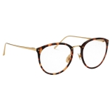 Linda Farrow - Calthorpe Oval Optical Glasses in Tortoiseshell - LFLC251C92OPT - Linda Farrow Eyewear
