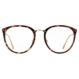 Linda Farrow - Calthorpe Oval Optical Glasses in Tortoiseshell - LFLC251C92OPT - Linda Farrow Eyewear