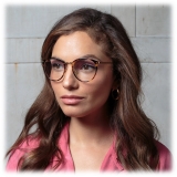 Linda Farrow - Calthorpe Oval Optical Glasses in Tortoiseshell - LFLC251C92OPT - Linda Farrow Eyewear