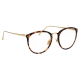 Linda Farrow - Calthorpe Oval Optical Glasses in Tortoiseshell - LFLC251C15OPT - Linda Farrow Eyewear