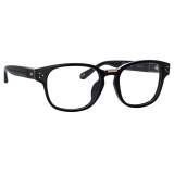 Linda Farrow - Carlos D-Frame Optical Glasses in Black - LFL1412C1OPT - Linda Farrow Eyewear