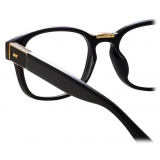 Linda Farrow - Carlos D-Frame Optical Glasses in Black - LFL1412C1OPT - Linda Farrow Eyewear