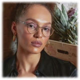 Linda Farrow - Cesar Angular Optical Glasses in Yellow Gold White Gold - LFL1225C4OPT - Linda Farrow Eyewear