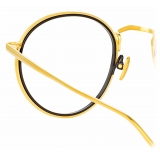 Linda Farrow - Comer Oval Optical Glasses in Yellow Gold - LFL1190C1OPT - Linda Farrow Eyewear