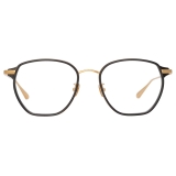 Linda Farrow - Danilo Angular Optical Glasses in Yellow Gold - LFL1246C1OPT - Linda Farrow Eyewear