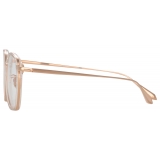 Linda Farrow - Danilo Angular Optical Glasses in Rose Gold - LFL1246C3OPT - Linda Farrow Eyewear