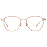 Linda Farrow - Danilo Angular Optical Glasses in Rose Gold - LFL1246C3OPT - Linda Farrow Eyewear