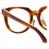 Linda Farrow - Delphine Cat Eye Optical Glasses in Horn - LFL1323C3OPT - Linda Farrow Eyewear