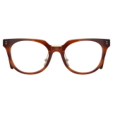 Linda Farrow - Delphine Cat Eye Optical Glasses in Horn - LFL1323C3OPT - Linda Farrow Eyewear